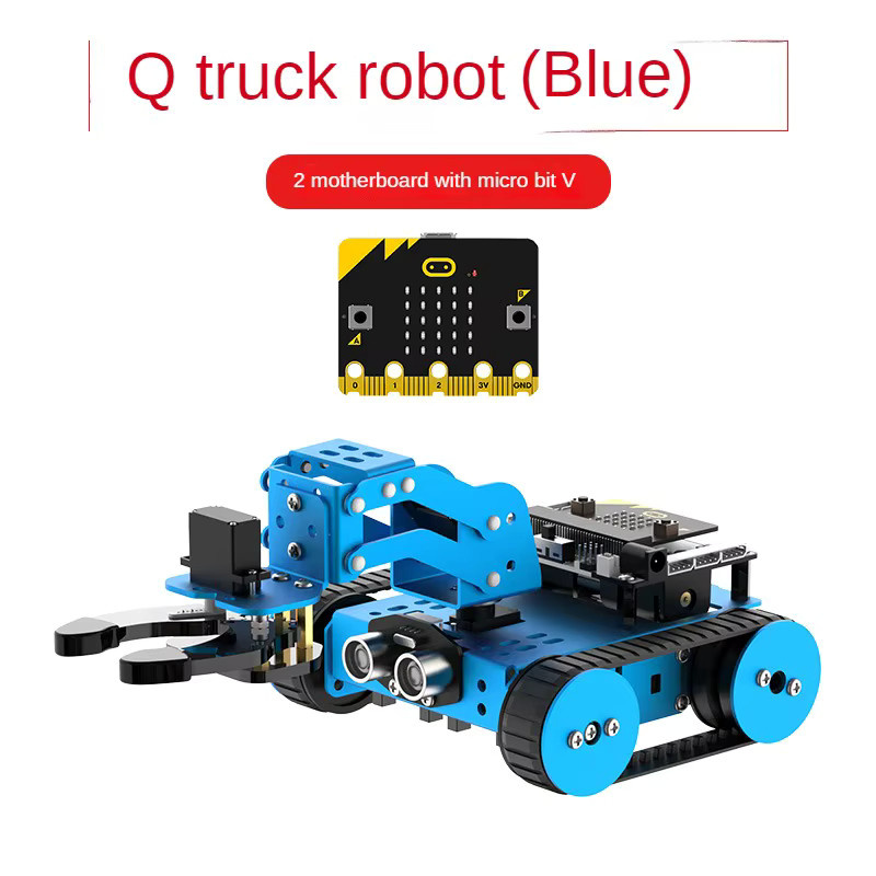 YoufangSmart Mikrobit Roboter Auto qtruck, DIY Kit, Crawler Trace RC Tank - Bild 2