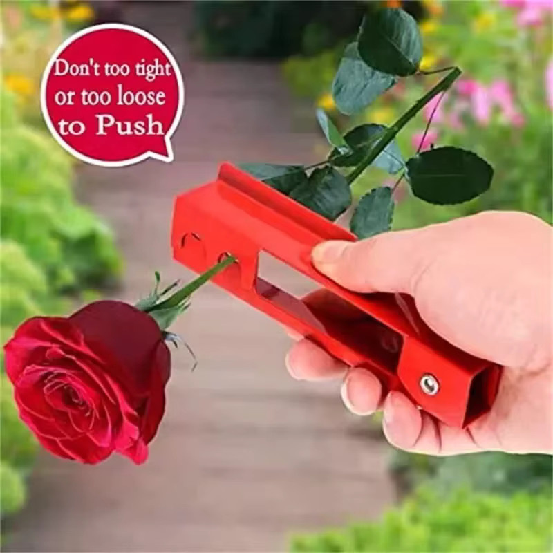 FATCOOL Gartenwerkzeug Dornenzange in Rot zur Entfernung von Dornen und Blättern bei Rosen und Zweigen - Bild 3