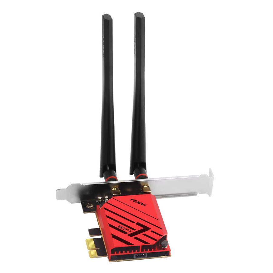 DERAPID WiFi 7 PCIe Netzwerkkarte mit Bluetooth 5.4, Tri-Band Wireless-Adapter 5400Mbps für 2,4G, 5G und 6GHz, kompatibel mit Windows 10 und Windows 11 - Bild 7