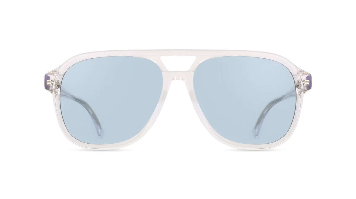 Fielmann Sonnenbrille, Pilot, Acetat, transparent, Unisex - Bild 1