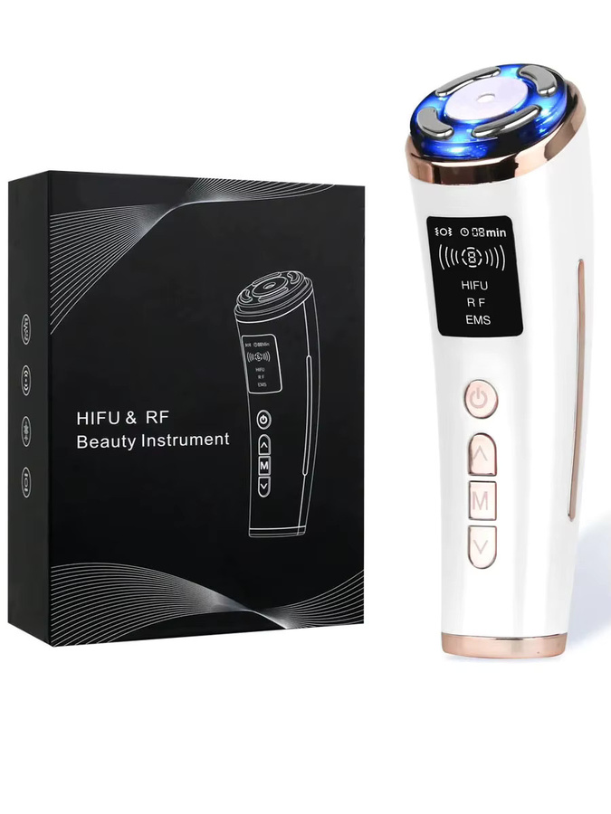 vilnason Hifu Gesichtsstraffungsgerät, RF Hochfrequenz, EMS Gesichtsmikrostrom-Massagegerät, Unisex - Bild 5