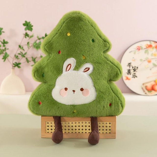 Yiran toy Plüsch-Weihnachtsbaum-Kuschelkissen, 55cm - Bild 1
