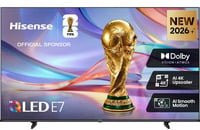 Hisense 58E7S Hi-QLED Fernseher 4K UHD in Schwarz - Bild 1