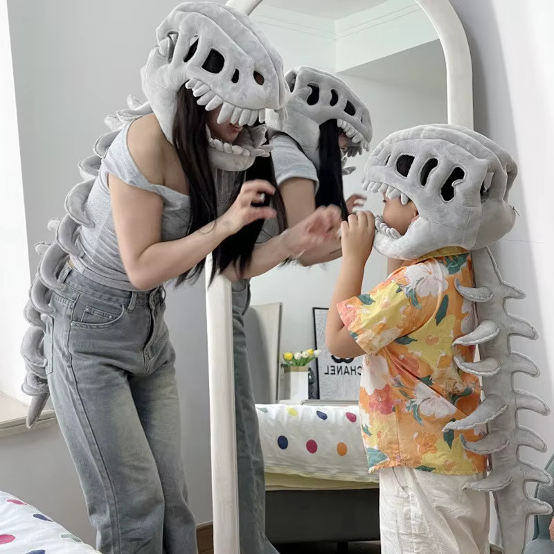 DUODUOBAO Dinosaurier-Skelett Plüschpuppe, Stofftier, Dinosaurier - Bild 5