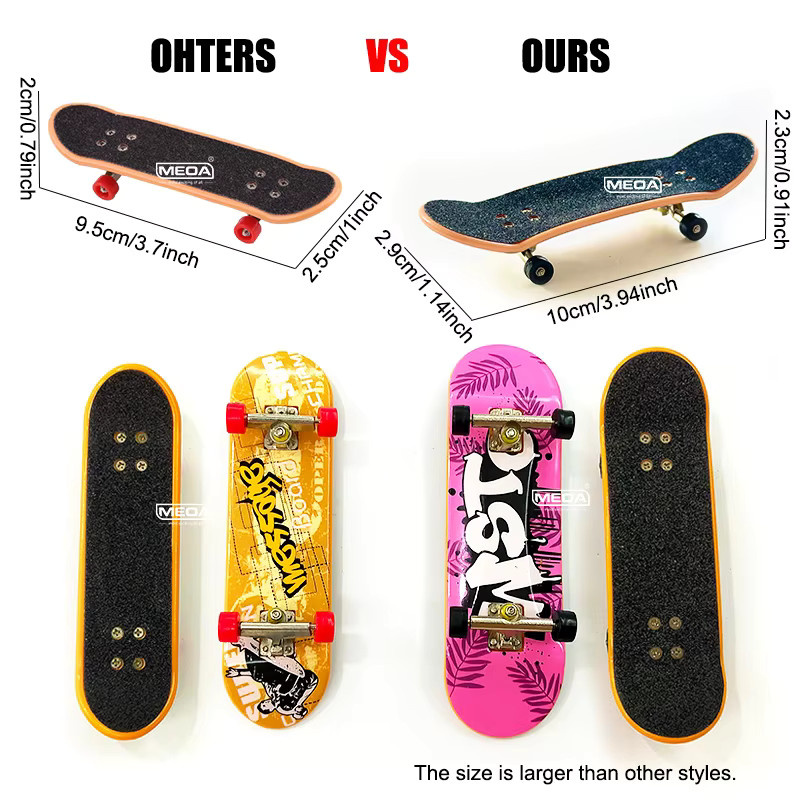 MEOA Finger Skateparks Kits, Griffbretter Display Rack, Spielzeug - Bild 2