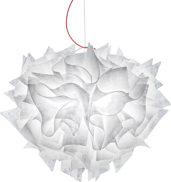 Slamp Veli Suspension Large Pendelleuchte in Rot mit höhenverstellbarer Aufhängung und E27 Fassung - Bild 1