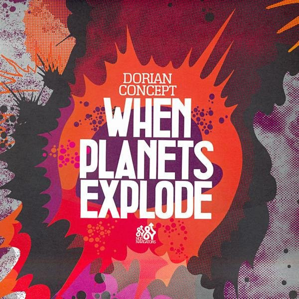 Dorian Concept - When Planets Explode Vinyl LP, 12 Zoll, Kindred Spirits, 2009, Rot/Mehrfarbig - Bild 1