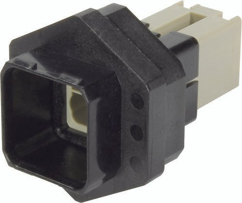 HARTING Wanddurchführung 09352310332 aus Edelstahl in Schwarz und Silber mit 5 Polen - Bild 1