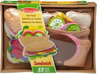 Melissa & Doug Sandwich Spielset aus Filz für die Spielküche - Bild 1