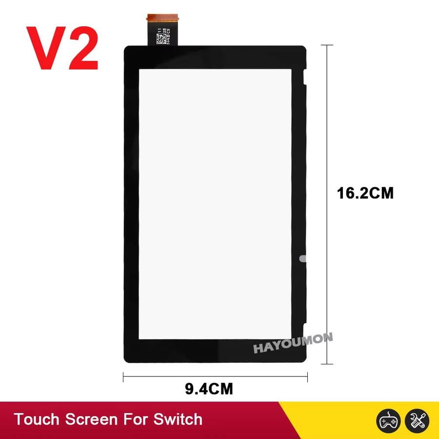Pogopirate Touchscreen Digitizer für Nintendo Switch V1 und V2 in Schwarz - Bild 3