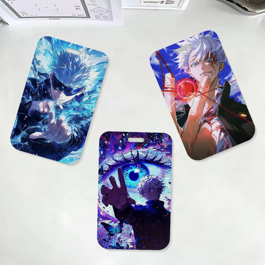 Mesuca Anime Gojo Satoru Ausweishalter mit Umhängeband in Multicolour - Bild 3