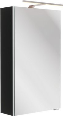 Fackelmann Spiegelschrank SBC mit LED-Beleuchtung und Steckdose, Schwarz Matt, B/T/H: 40 x 15,3 x 68 cm - Bild 2