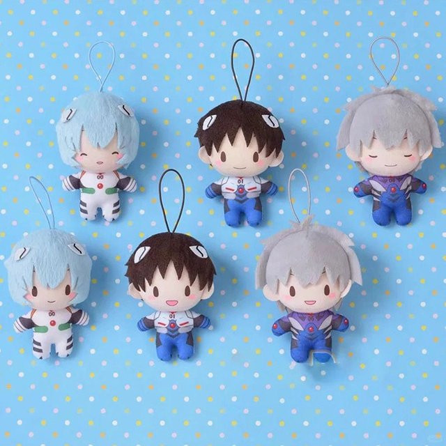 Bandai Neon Genesis Evangelion EVA Shinji Ikari, Plüschpuppe, Zubehör - Bild 1