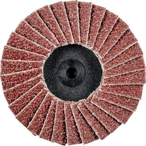 PFERD COMBIDISC Mini-POLIFAN Korund Fächerschleifscheibe Durchmesser 50 mm Körnung 40 Braun - Bild 1