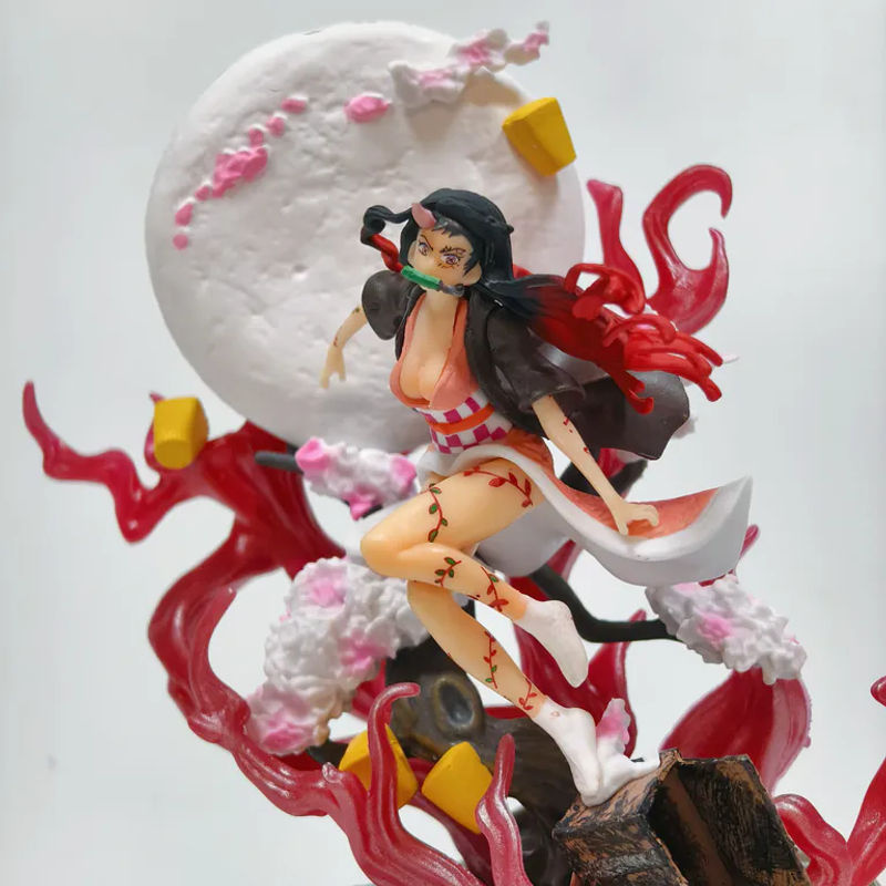 Bandai Ghost Slayer Klinge Magischer Würfel Anime Figur aus Kunstharz, mehrfarbig, Desktop-Dekoration Ornament - Bild 6