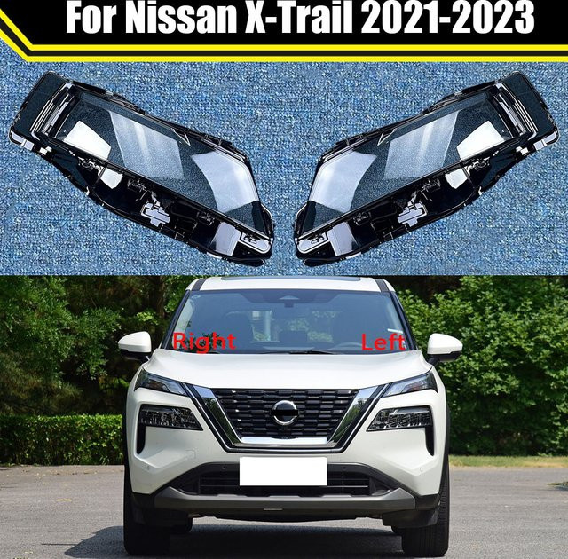 Scheinwerfer Abdeckung Shell Front Glas Objektiv für Nissan X-Trail 2021 2022 2023 von sidihaonan - Bild 1
