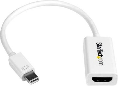 StarTech Mini DisplayPort zu HDMI Adapter in Weiß für 4K UHD Audio und Video - Bild 1