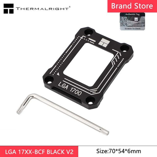 Thermalright LGA1700-BCF V2 CPU Anti-Bend Fixer Black für Intel 13. Generation - Bild 1
