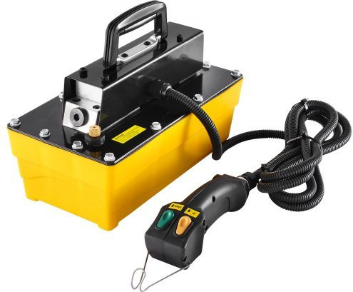 VEVOR Lufthydraulikpumpe mit Fernbedienung, 10.000 PSI, 2,3 l Behälter, Gelb - Bild 1