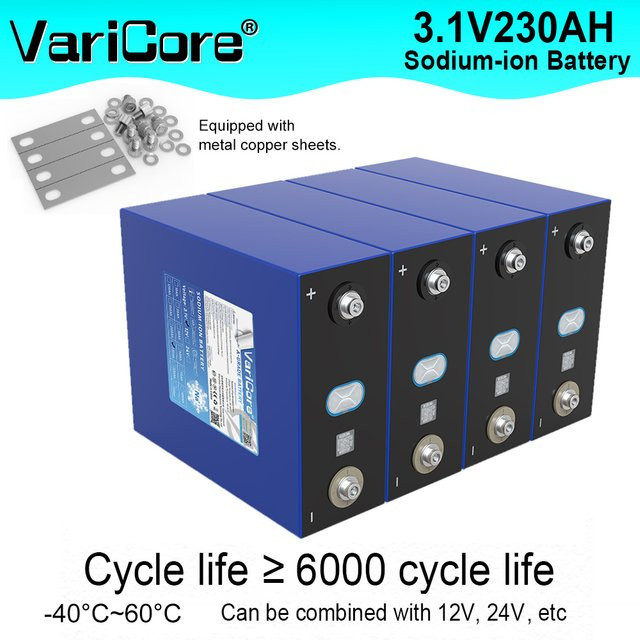 VariCore Natrium-Ionen-Batterie 3,1V 230Ah für Solarenergiespeicherung und Wohnmobile - Bild 1