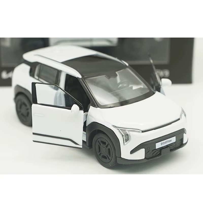 WELLY KIA EV3 GT-line, Modellauto, 1:38 Maßstab, Metall, Weiß - Bild 3
