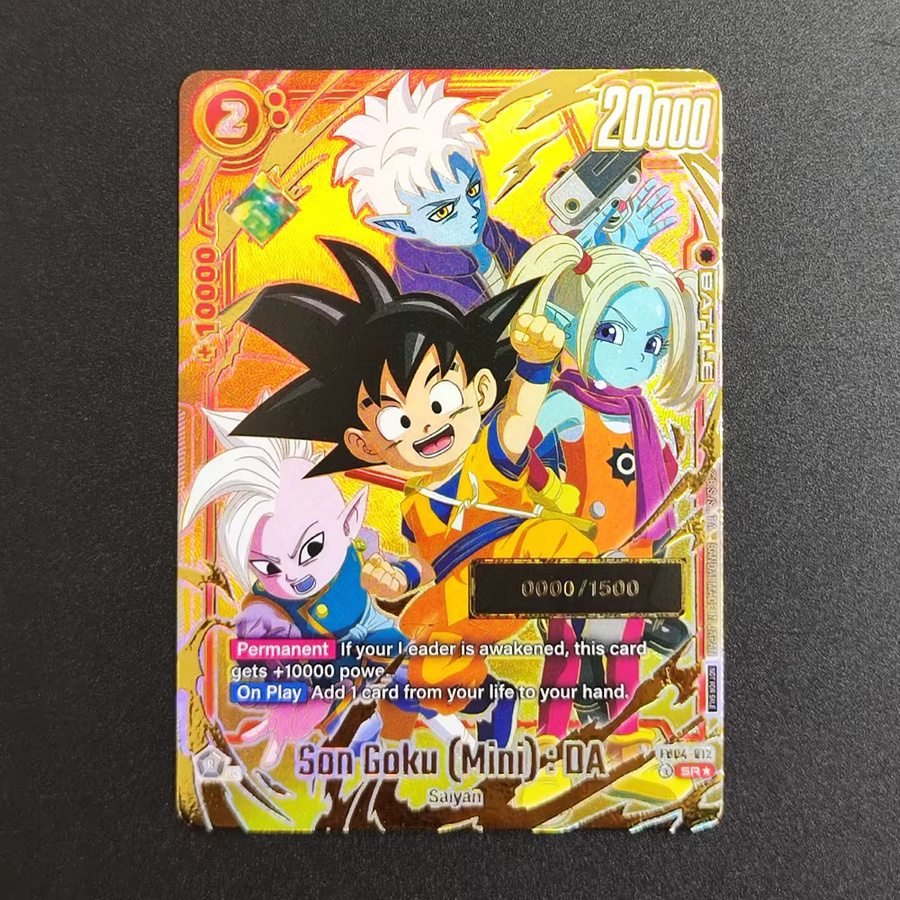 Bandai Dragon Ball, Son Gohan Mini DA Kindheit FB01-140 SB02 Son Goten FB08-121, Anime-Spiel Werbekarten - Bild 2