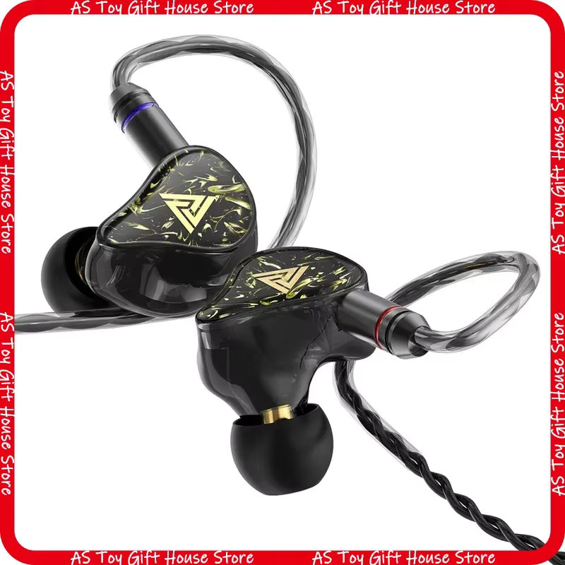 Qkz Kaiser Flagship In-Ear-Kopfhörer mit Kabel in Schwarz mit tiefem Bass und 3D-Druck-Technologie - Bild 3