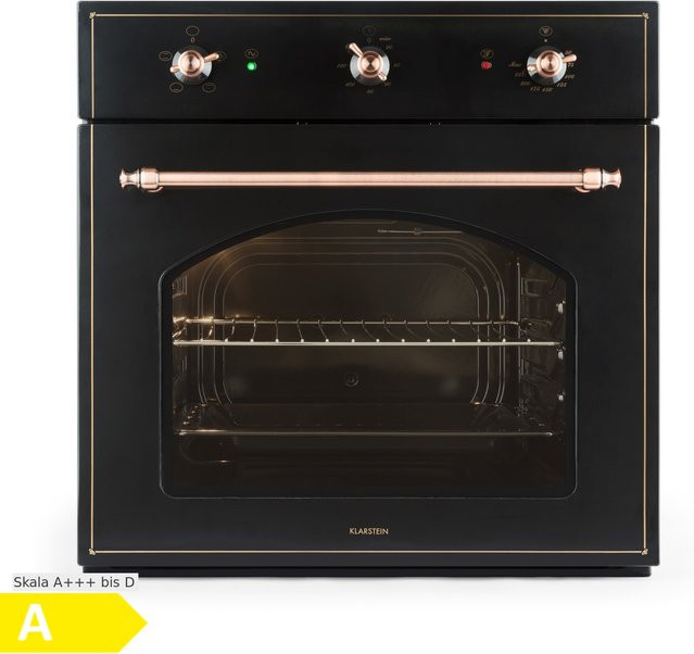 Klarstein Vilhelmine Einbau Backofen in Schwarz mit 59 l Volumen und Energieeffizienzklasse A - Bild 1