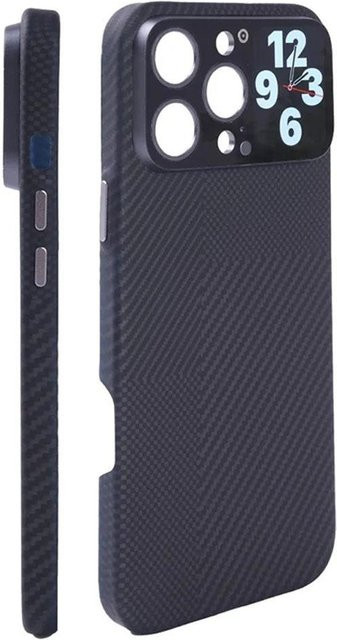 Magnetische Handyhülle für iPhone 14 Pro Max, iPhone 15 Pro Max und iPhone 16 Pro Max in Schwarz, Anti-Fingerabdruck und Anti-Drop Schutzhülle - Bild 1