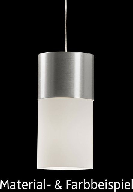 Holtkötter Aura S LED-Stehleuchte aus Aluminium und Opalglas in Silber mit dim2warm Funktion - Bild 1