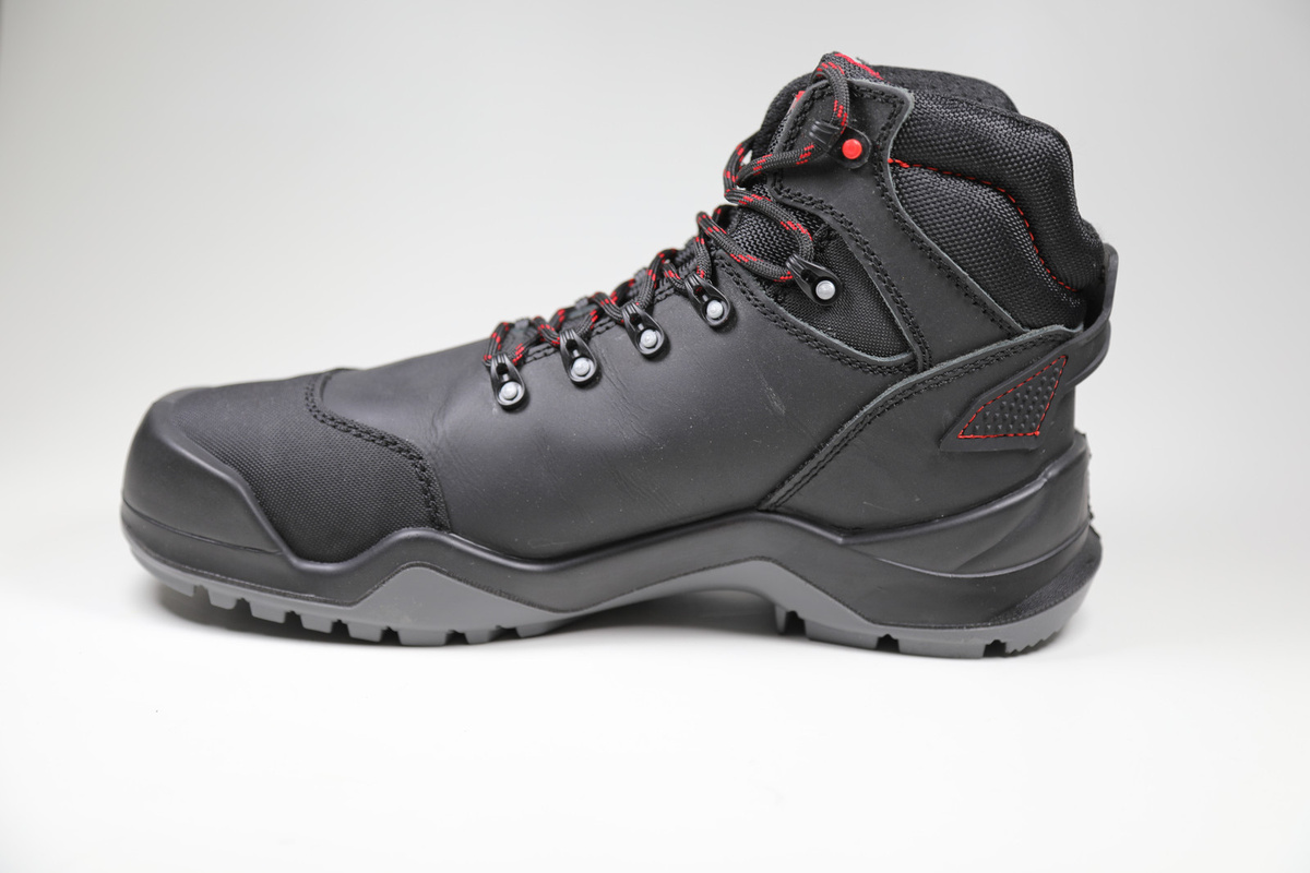 Sicherheitsstiefel JOBGUARD S7S SC SR FO von Alpha-Tex Arbeitsschutz GmbH aus schwarzem Rindnarbenleder - Bild 1