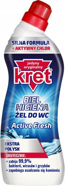 Global Cosmed WC-Gel Maulwurf 750 ml zur Aufhellung und Entfernung von Kalkstein und Gerüchen mit Desinfektionswirkung - Bild 1