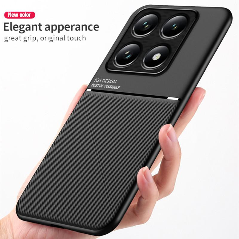 Robuste Anti-Rutsch-Schutzhülle für Xiaomi 17 mit magnetischem Saug-Halter in Schwarz - Bild 3