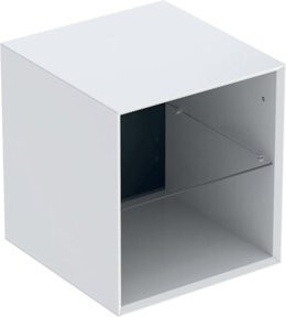 Geberit Seitenelement One für wandhängende WCs, Farbe: weiß hochglänzend, B/T/H: 45 x 49,2 x 47 cm - Bild 1