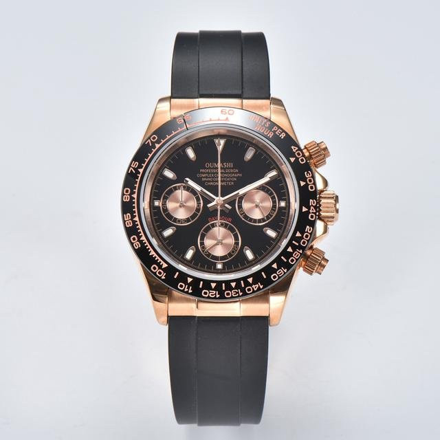 JEWELRY-WW Analoguhr, Quarz, Edelstahl, Silber, 39 mm, Herren - Bild 1