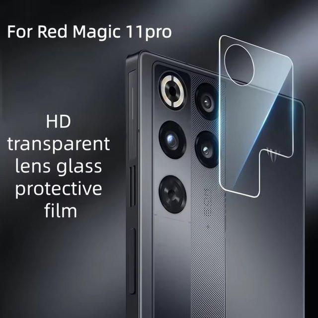 Red Magic Rückkamera-Schutzfolie aus gehärtetem Glas für 3D-High-Definition-Objektive, transparent, 1–3 Stück - Bild 1
