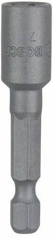 Bosch Steckschlüssel-Maschinenaufnahme 7 mm mit 1/4 Zoll Antrieb, Silber - Bild 1