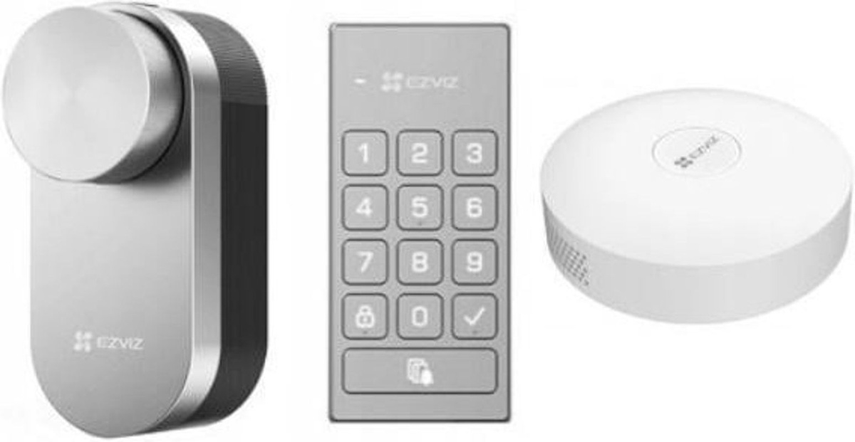 EZVIZ Smart Lock Kit DL01 Pro mit DL01CP und A3 in Silber - Bild 2
