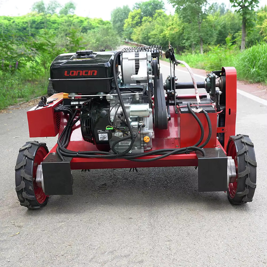 Automatischer Roboter-Rasenmäher DZR von XMSJ in Rot für professionelle Anwendungen - Bild 1