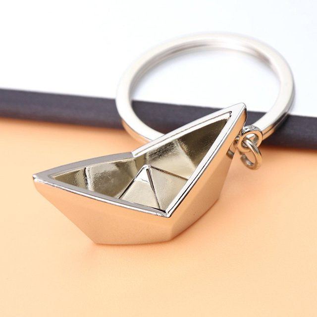 JINHF Schlüsselanhänger Segelboot-Motiv, Metall-Legierung, Herren - Bild 1