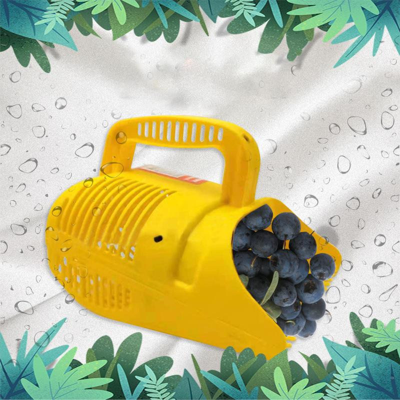 Multifunktionaler tragbarer Blaubeerpflücker mit kammförmigem Blaubeerrechen als Gartenhandwerkzeug zum Ernten - Bild 6