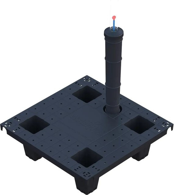 WaterUps Bewässerungssystem Wasserspeicher Starter-Set mit Reservoir-Element und Zulaufrohr, Schwarz, B/T: 40 x 40 cm - Bild 2
