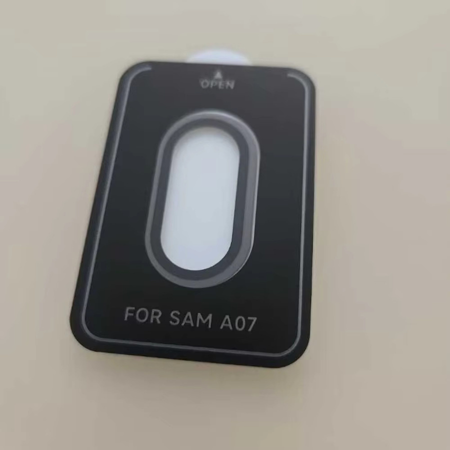 Samsung Galaxy A07 A06 Kamera Schutz Set aus gehärtetem Glas mit Objektiv Ring Film in Transparent, Gold oder Schwarz - Bild 3