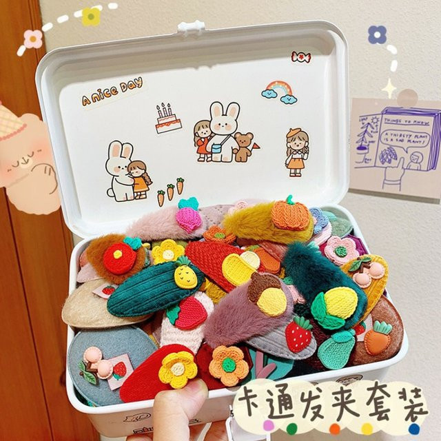 raindo Haarspangen Cord, 10 Stück/Set, Kinder, Mädchen - Bild 1