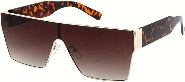 Aoseides Sonnenbrille, quadratisch, Vollrand, Kunststoff, Unisex, black - Bild 1
