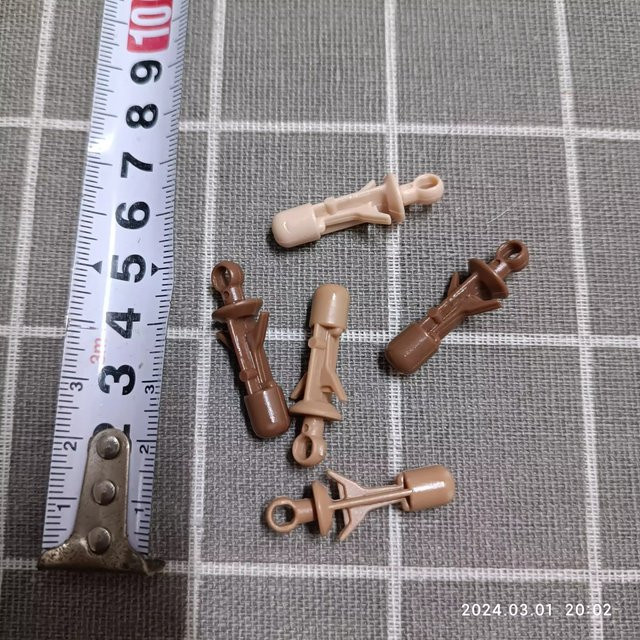 Dongcheng Puppen Zubehör, lila weiße Haar, 1/6 - Bild 1
