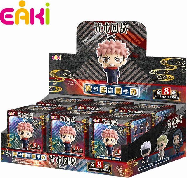 EAKI Jujutsu Kaisen Anime Blind Box Figuren Sammler-Spielzeug mit Gojo Satoru, Geto Suguru und Fushiguro Toji - Bild 1