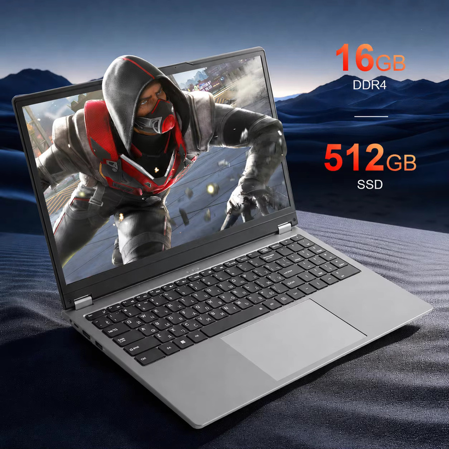 Ninkear YBook15 2-in-1 Convertible Laptop mit 15,6 Zoll FHD IPS Touchscreen, AMD Ryzen 3 3250U, 16GB RAM, 512GB SSD und Windows 11 - Bild 5