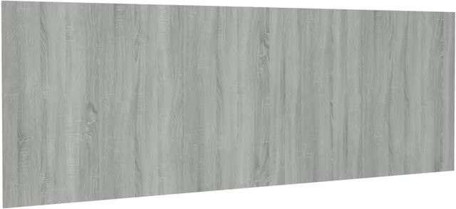 vidaXL Wand Kopfteil Grau Sonoma aus Holzwerkstoff B: 240 cm, H: 80 cm, T: 1,5 cm - Bild 1