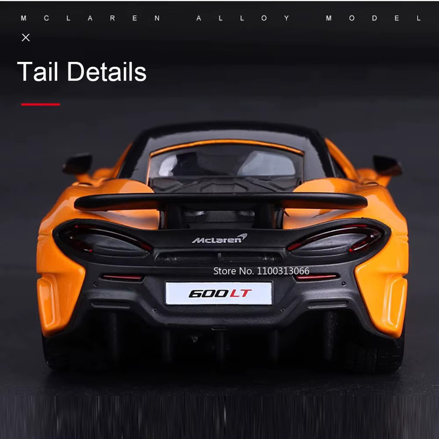 MAKEDA McLaren 600LT Honda Civic Type-R, Spielzeugautos, 1:32, Licht und Sound - Bild 2